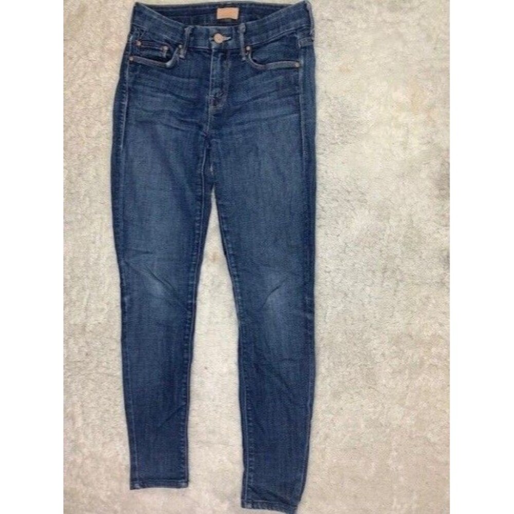 Paige Size 23 Womens Jeans Hoxton Ankle Stretch Skinny Dark Wash Raw Hem